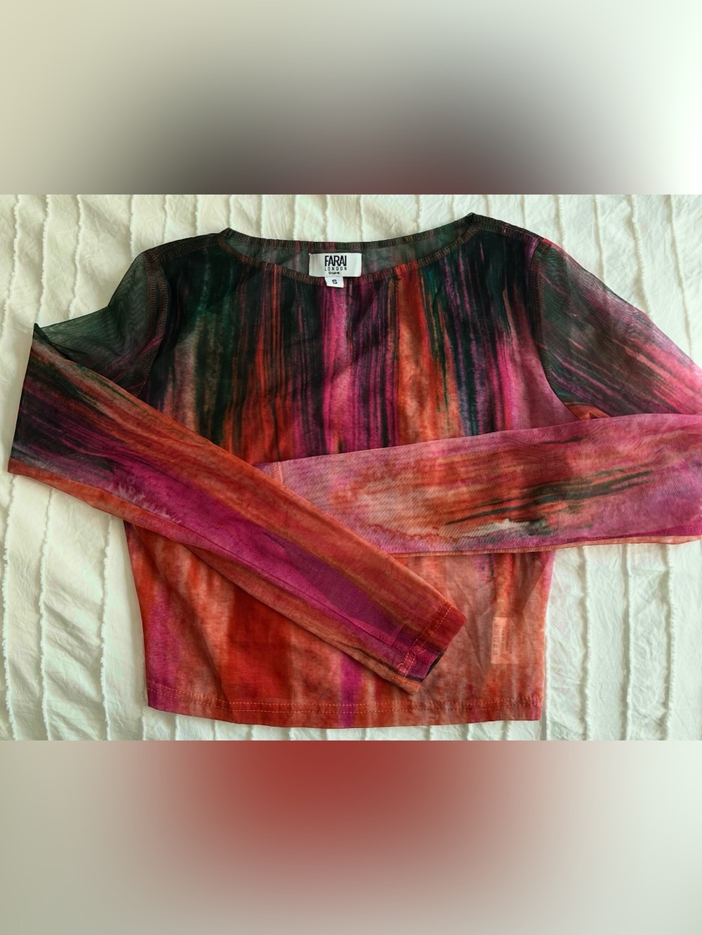 Fleur Long Sleeve Tee - Pink Lagoon